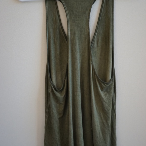 Free People Tops - Army green Free People tank top! Size XS